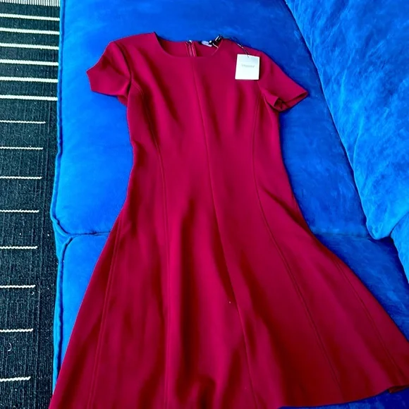 princess polly baby blue dress Theory main image 1